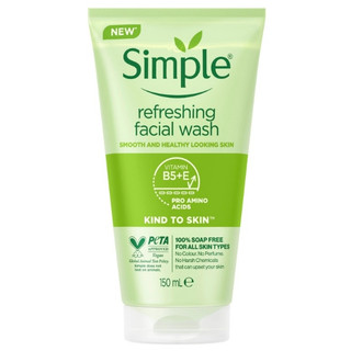 ژل شستشو صورت سیمپل مدل رفرشینگ Refreshing حجم 150 میلی لیتر