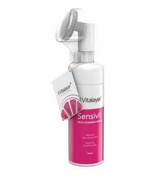فوم پاک کننده صورت ویتالیر (ویتالایر) مدل Sensivit مناسب پوست حساس حجم 150میلی لیتر