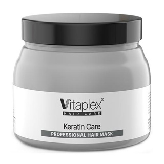 ماسک مو ویتاپلکس مدل Keratin فاقد سولفات مناسب مو کراتین شده حجم 500 میلی لیتر