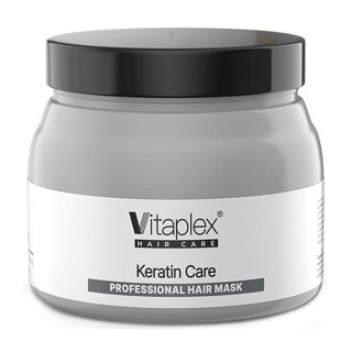 ماسک مو ویتاپلکس مدل Keratin فاقد سولفات مناسب مو کراتین شده حجم 500 میلی لیتر